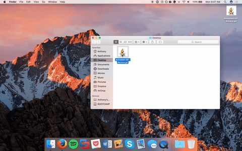 animated gif for desktop background mac